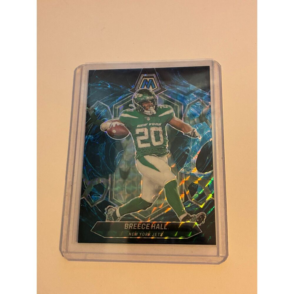 2024 Panini Mosaic Breece Hall Genesis SSP #170 Jets Case Hit
